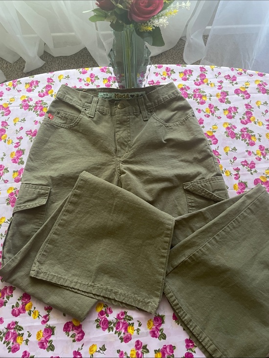 Mudd Other - Mudd Olive Green Cargo Pants - Classic Utility Style